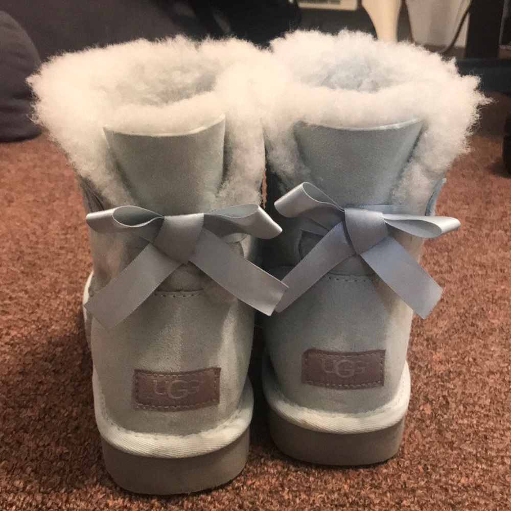 Light Blue Mini Bailey Bow